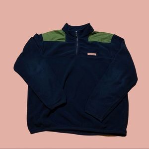 vineyard vines half-zip fleece sweater